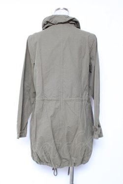 画像2: Candy Stripper / スカルハートテープライトモッズコート  カーキ Y-26-01-12-087-PU-CO-SZ-ZY