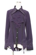 Rozen Kavalier / ジャボ付き衿刺繍ブラウス  パープル Y-26-01-12-089-OO-BL-SZ-ZY