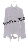 Rozen Kavalier / ジャボ付き衿刺繍ブラウス  パープル Y-26-01-12-089-OO-BL-SZ-ZS