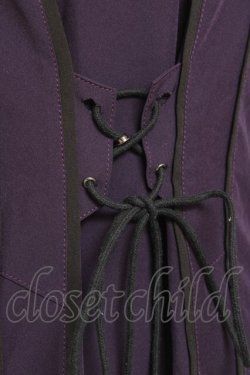 画像3: Rozen Kavalier / ジャボ付き衿刺繍ブラウス  パープル Y-26-01-12-089-OO-BL-SZ-ZY