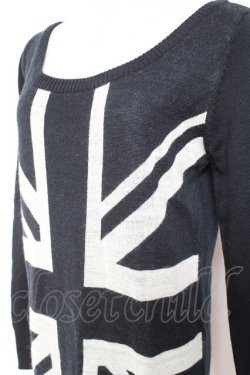 画像3: SEXY DYNAMITE LONDON / ユニオンジャックニットワンピ  黒 Y-26-01-12-101-PU-OP-SZ-ZY