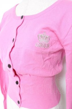 画像3: CHOICE / 王冠カーディガン S ピンク Y-26-01-12-103-PU-TO-SZ-ZY