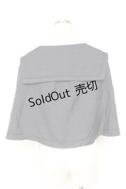 画像2: Kurumi Collaboration / TT*KRMセーラーケープ M 濃紺 Y-26-01-12-104-LO-JA-SZ-ZY