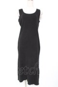 INGEBORG / ニットノースリーブワンピース  黒 Y-26-01-12-106-LO-OP-SZ-ZY