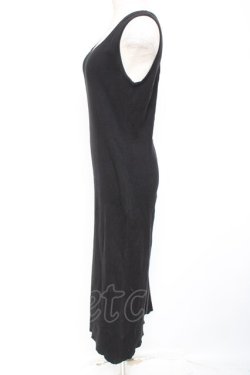 画像2: INGEBORG / ニットノースリーブワンピース  黒 Y-26-01-12-106-LO-OP-SZ-ZY