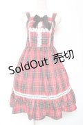 Eri Aino's collaboration / TTAINリボンレースジャンパースカート M 中赤 Y-26-01-12-109-LO-OP-SZ-ZY