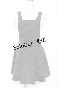 画像1: Ank Rouge / ウールジャンパースカート  グレー Y-26-01-12-110-CA-OP-AS-ZT406