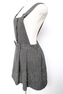 画像2: Ank Rouge / ウールジャンパースカート  グレー Y-26-01-12-110-CA-OP-AS-ZY