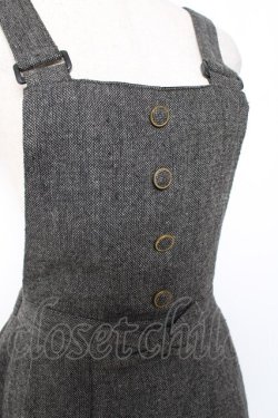 画像4: Ank Rouge / ウールジャンパースカート  グレー Y-26-01-12-110-CA-OP-AS-ZY