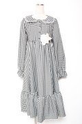 FLC / hsギンガムマルエリワンピース S 中黒 Y-26-01-12-111-LO-OP-SZ-ZY
