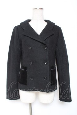 画像1: axes femme / ショートコート  黒 Y-26-01-12-126-AX-CO-AS-ZY