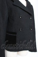 画像3: axes femme / ショートコート  黒 Y-26-01-12-126-AX-CO-AS-ZTC049 (3)