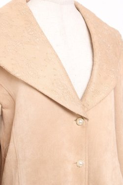 画像3: axes femme / レーススエードコーデイガン  ベージュ Y-26-01-12-129-AX-TO-SZ-ZY