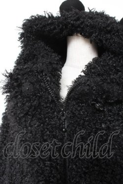 画像3: PUNK RAVE / くま耳ボアコート F ブラック Y-26-01-12-130-PU-CO-SZ-ZY