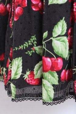 画像3: MILK / CHERRY gardenスカート  ブラック Y-26-01-12-133-ML-SK-SZ-ZY