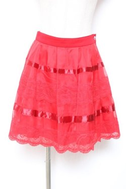 画像1: MILK / Fantasyスカート  赤 Y-26-01-12-134-ML-SK-SZ-ZY