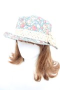 axes femme / 花柄ハット  グリーン Y-26-01-12-019-AX-AC-SZ-ZY