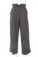 画像1: axes femme / スエード調ワイドパンツ M チャコール Y-26-01-12-138-AX-PA-SZ-ZY (1)