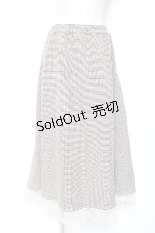 画像4: axes femme / リバーシブルレーススカート  茶 Y-26-01-12-139-AX-SK-SZ-ZS (4)