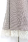 画像5: axes femme / リバーシブルレーススカート  茶 Y-26-01-12-139-AX-SK-SZ-ZS (5)