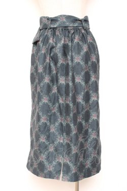 画像2: axes femme / フラワープリントスカート M グリーン Y-26-01-12-144-AX-SK-SZ-ZY