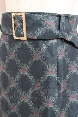 画像3: axes femme / フラワープリントスカート M グリーン Y-26-01-12-144-AX-SK-SZ-ZY