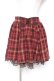 画像1: axes femme / チェック柄スカート  オレンジ Y-26-01-12-147-AX-SK-SZ-ZY (1)