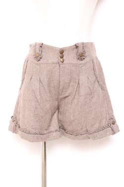 画像1: axes femme / ショートパンツ M ブラウン Y-26-01-12-153-AX-PA-SZ-ZY
