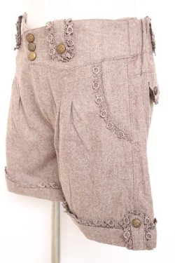 画像3: axes femme / ショートパンツ M ブラウン Y-26-01-12-153-AX-PA-SZ-ZY