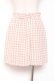 画像2: Ank Rouge /ギンガムツイードスカート M ピンク Y-26-01-12-154-CA-SK-SZ-ZY (2)