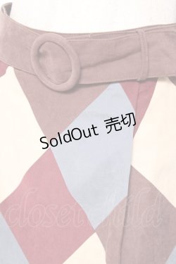 画像3: Fi.n.t / ダイヤパッチワークスカート F ブラウン Y-26-01-12-155-CA-SK-SZ-ZI