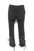 axes femme / レースリボンレギンス  黒 Y-26-01-12-160-AX-PA-SZ-ZY