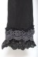 画像3: axes femme / 裾ニットレース使いレギンス  黒 Y-26-01-12-161-AX-PA-SZ-ZY (3)