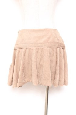 画像2: LIZ LISA / ベルベットリボンスカート 0 ブラウン Y-26-01-12-164-LO-SK-SZ-ZY