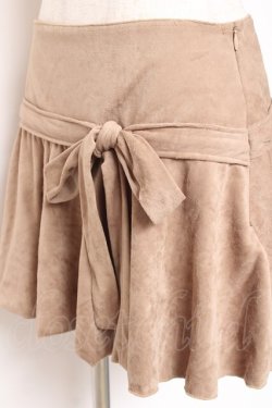 画像3: LIZ LISA / ベルベットリボンスカート 0 ブラウン Y-26-01-12-164-LO-SK-SZ-ZY