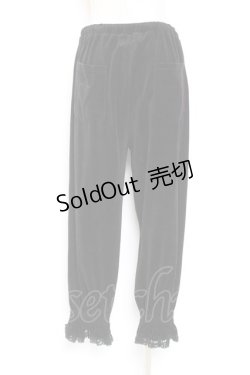 画像2: Katie / TEA&CAKE ベロアドロワーズ F 黒 Y-26-01-12-165-LO-PA-SZ-ZT0214B