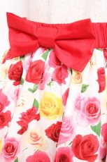 画像4: Angelic Pretty / ドレッシーローズスカート  白 Y-26-01-12-166-AP-SK-SZ-ZI (4)