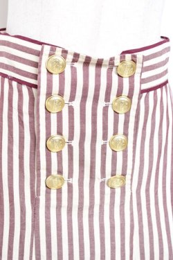 画像3: Fi.n.t / ダブルボタンスカート  ブラウン Y-26-01-12-169-CA-SK-SZ-ZY