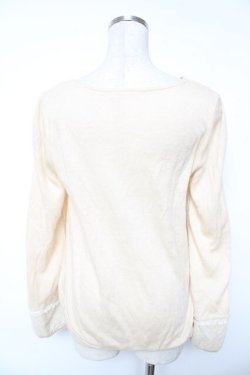 画像2: axes femme / パールデザインニット  生成り Y-26-01-12-033-AX-TO-SZ-ZY