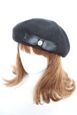 画像1: m petit by misako / NINA'S AM カメオベレー  中黒 Y-26-01-16-041-LO-AC-SZ-ZTK033 (1)