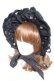画像1: BABY, THE STARS SHINE BRIGHT / Lovely Sweet Room ボンネット  黒 Y-26-01-16-045-BA-AC-SZ-ZY (1)