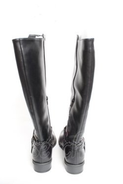 画像3: axes femme / 刺繍ジョッキーブーツ L 黒 Y-26-01-16-050-AX-SH-SZ-ZY