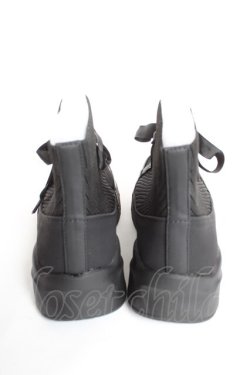 画像3: axes femme / ニットスニーカーブーツ M 黒 Y-26-01-16-051-AX-SH-SZ-ZY