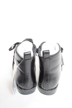 画像3: axes femme / レースアップリボンブーツ L 黒 Y-26-01-16-052-AX-SH-SZ-ZY