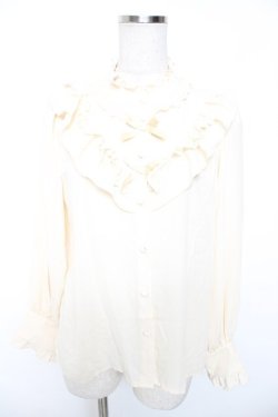 画像1: axes femme kawaii / クラシカルドールブラウス M 生成り Y-26-01-16-056-AX-BL-SZ-ZY