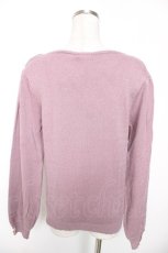 画像2: axes femme / 巻薔薇×パールデザインニット F ラベンダー Y-26-01-16-061-AX-TO-SZ-ZT631 (2)