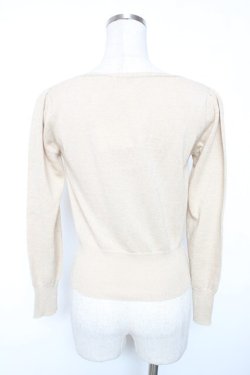 画像2: Emily Temple cute / フロントレースラメニットカーディガン  ゴールド Y-26-01-16-070-ET-TO-SZ-ZY