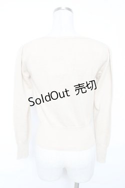 画像2: Emily Temple cute / フロントレースラメニットカーディガン  ゴールド Y-26-01-16-070-ET-TO-SZ-ZY