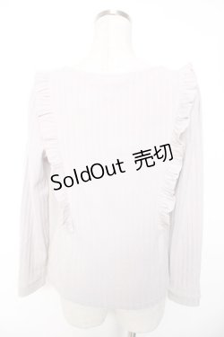 画像2: axes femme / フリルプルオーバー M ラベンダー Y-26-01-16-075-AX-TO-SZ-ZY