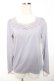 画像1: axes femme / ストーン付きインナーカットソー M ラベンダー Y-26-01-16-076-AX-TO-SZ-ZY (1)